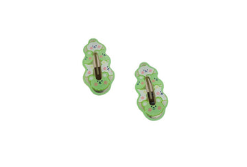 Green Cartoon Character Hair Clips 1