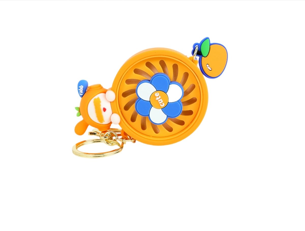 Cute Bunny Keychain with Mirror/Fan - MIDI
