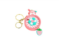 Cute Bunny Keychain with Mirror/Fan - MIDI