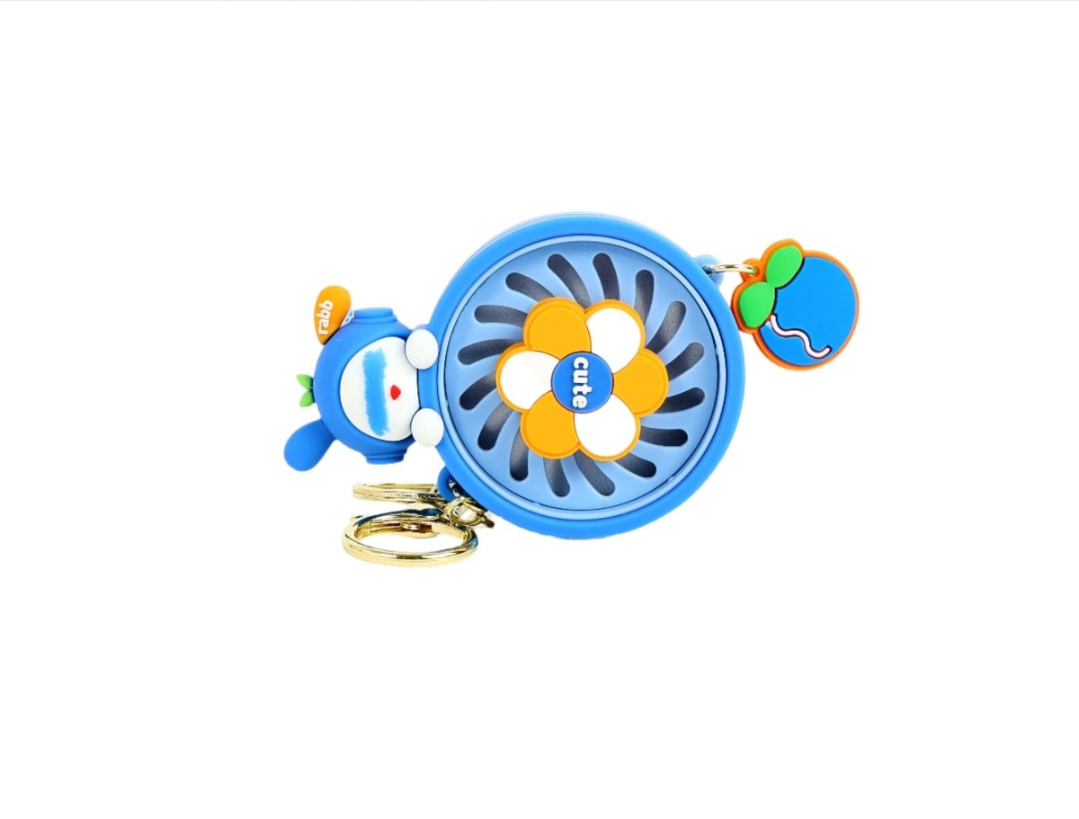 Cute Bunny Keychain with Mirror/Fan - MIDI