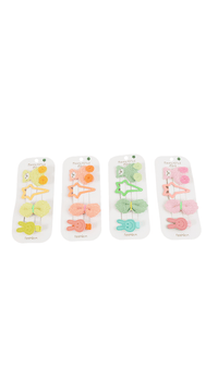 Children's hair accessory set assortment in multiple colors