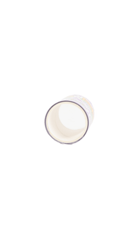 Cartoon washi tape roll end with beige tape core and printed outer edge