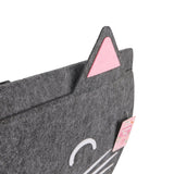 Cute Cat Laundry Basket - Kids Room Organizer - MIDI
