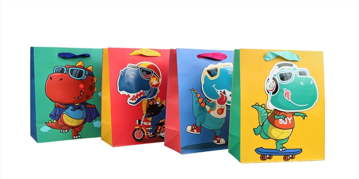 Cute Dinosaur Gift Bags for Kids - MIDI