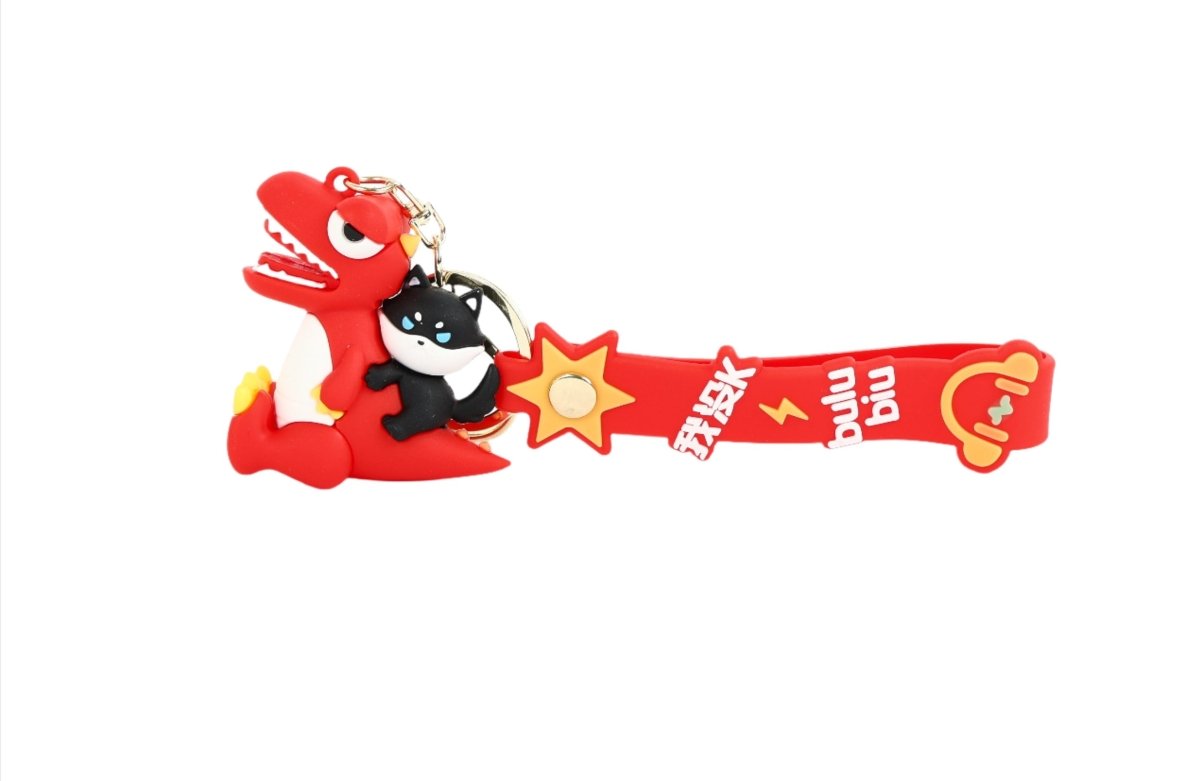Cute Dinosaur Keychain Set - MIDI