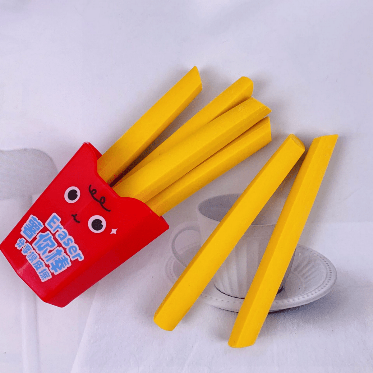 Cute French Fries Eraser - MIDI