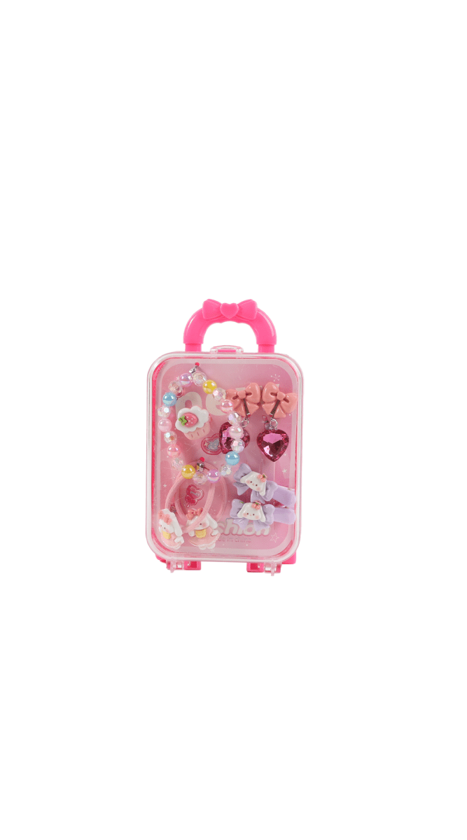 Cute Girl's Jewelry Set in Travel Case - MIDI