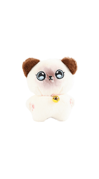 4 Inch Plush Bell Cat Keychain 2