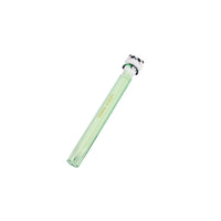 Light green clear panda pen with white panda head and black ear details.