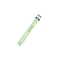 Light green panda pen with clear body and white panda head at top.