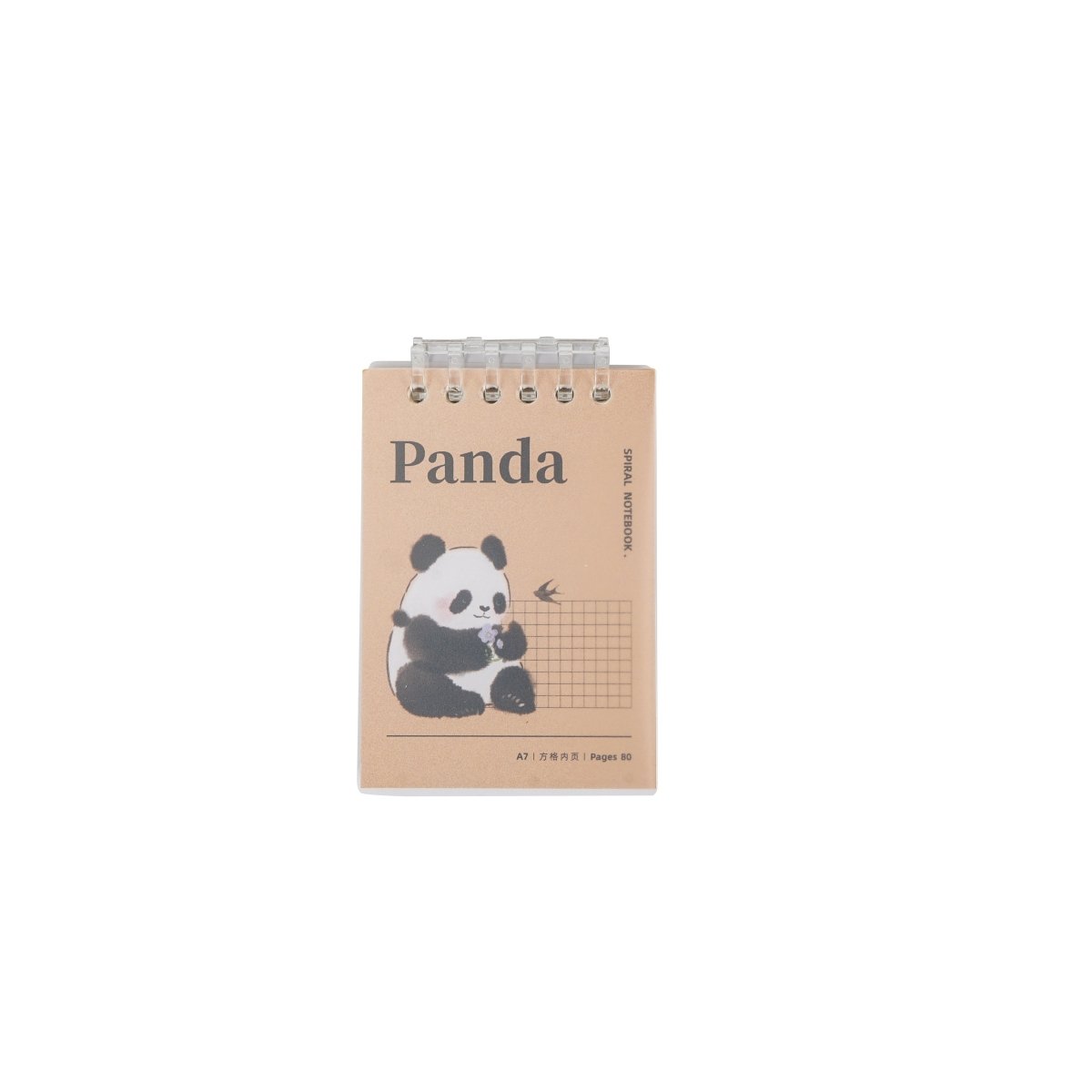 Cute Panda Mini Notebook - 80 Pages - MIDI