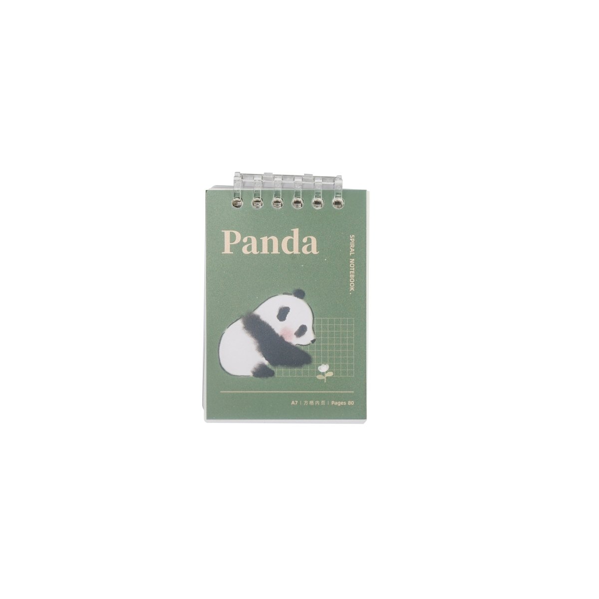 Cute Panda Mini Notebook - 80 Pages - MIDI