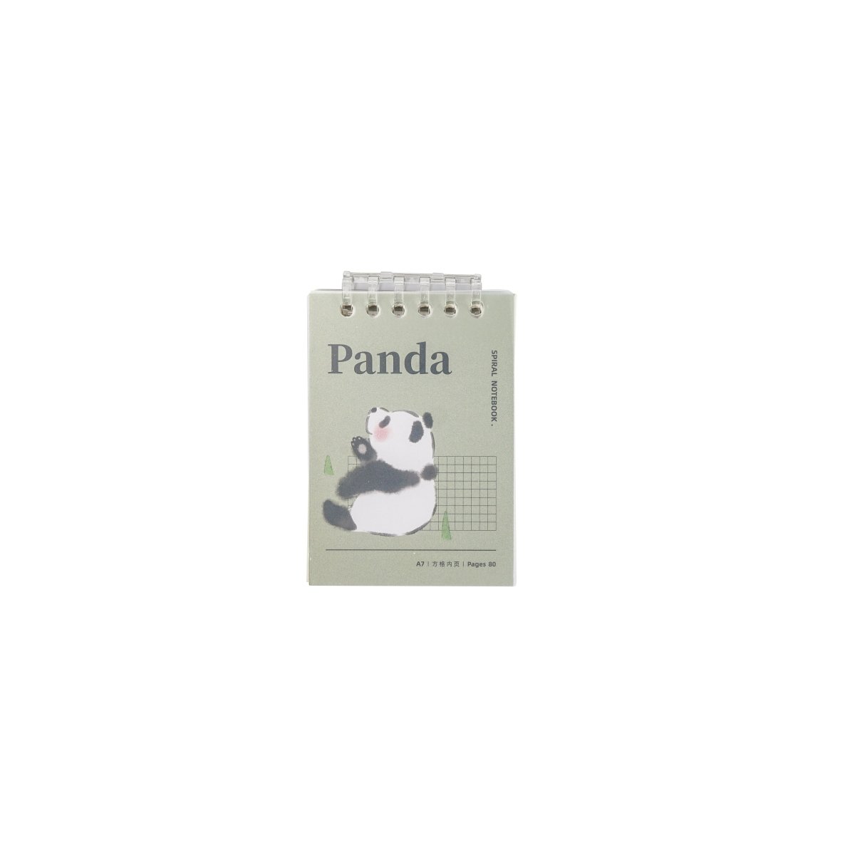 Cute Panda Mini Notebook - 80 Pages - MIDI