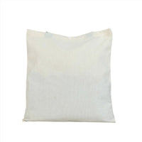 Light beige canvas tote bag with plain front