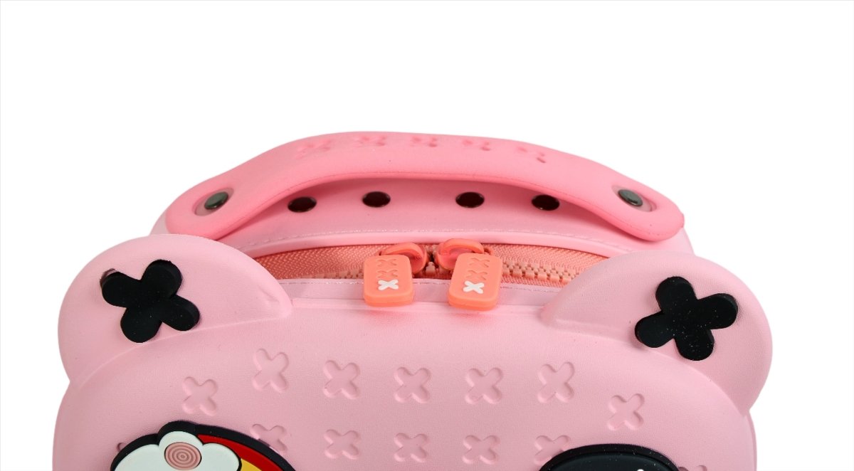 Cute Pink Bear Backpack for Kids - MIDI