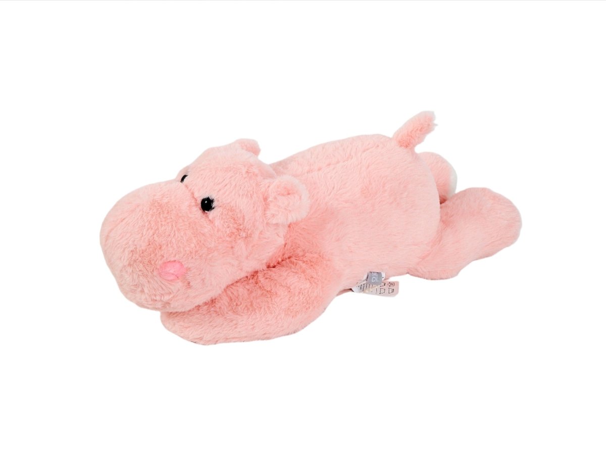 Cute Pink Hippo Plush Toy - MIDI