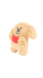 Cute Plush Dog Keychain - MIDI