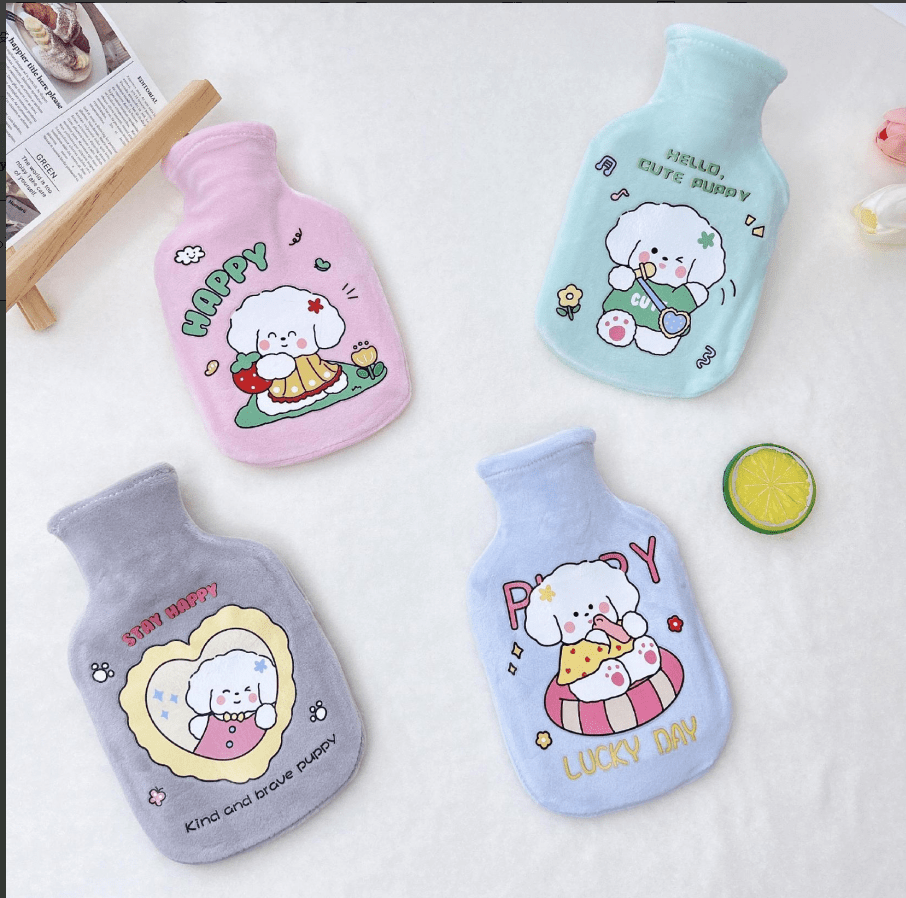Cute Puppy Small Hot Water Bottle 350ml from Lovely Moment Series 4