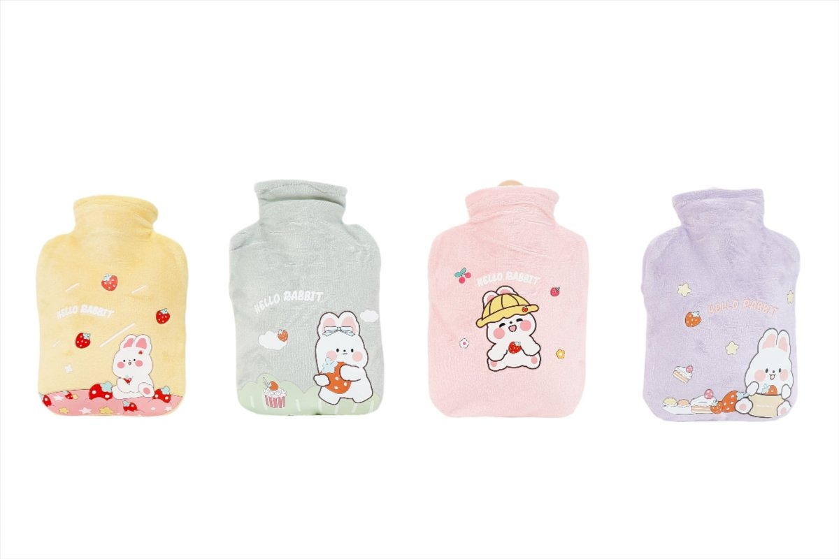 Cute Rabbit Strawberry Series Hot Water Bottle 400ml 3