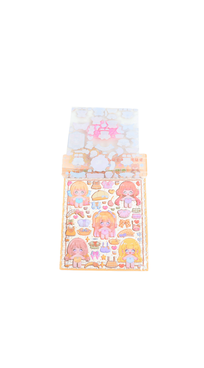 Cute Reusable Barbie Stickers - MIDI