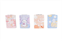 Assorted sheep compact mirrors with pastel covers in pink, lavender, and blue