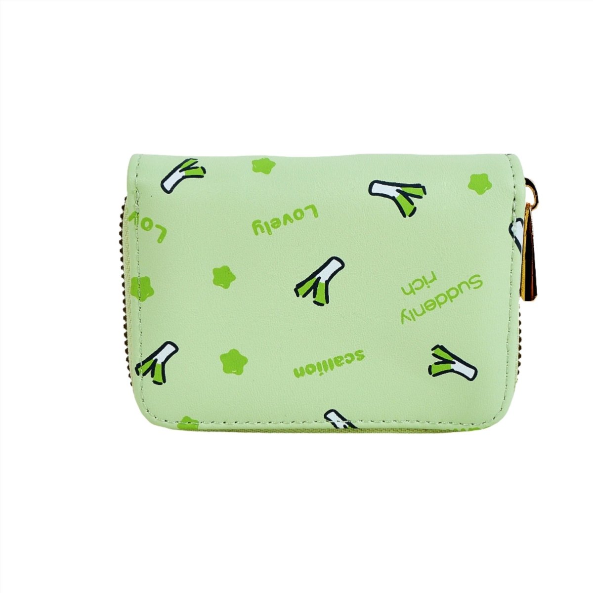 Cute Vegetable Print Wallet - MIDI