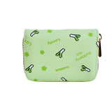 Cute Vegetable Print Wallet - MIDI