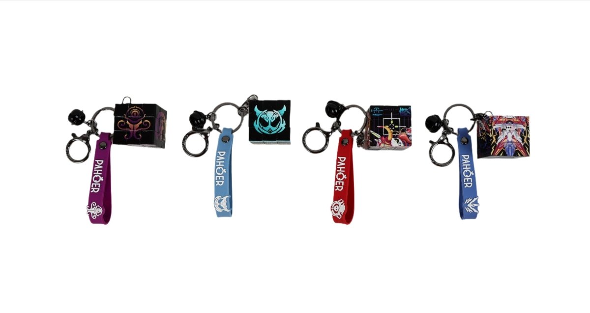 Cyberpunk Keychain Cube Puzzle - MIDI