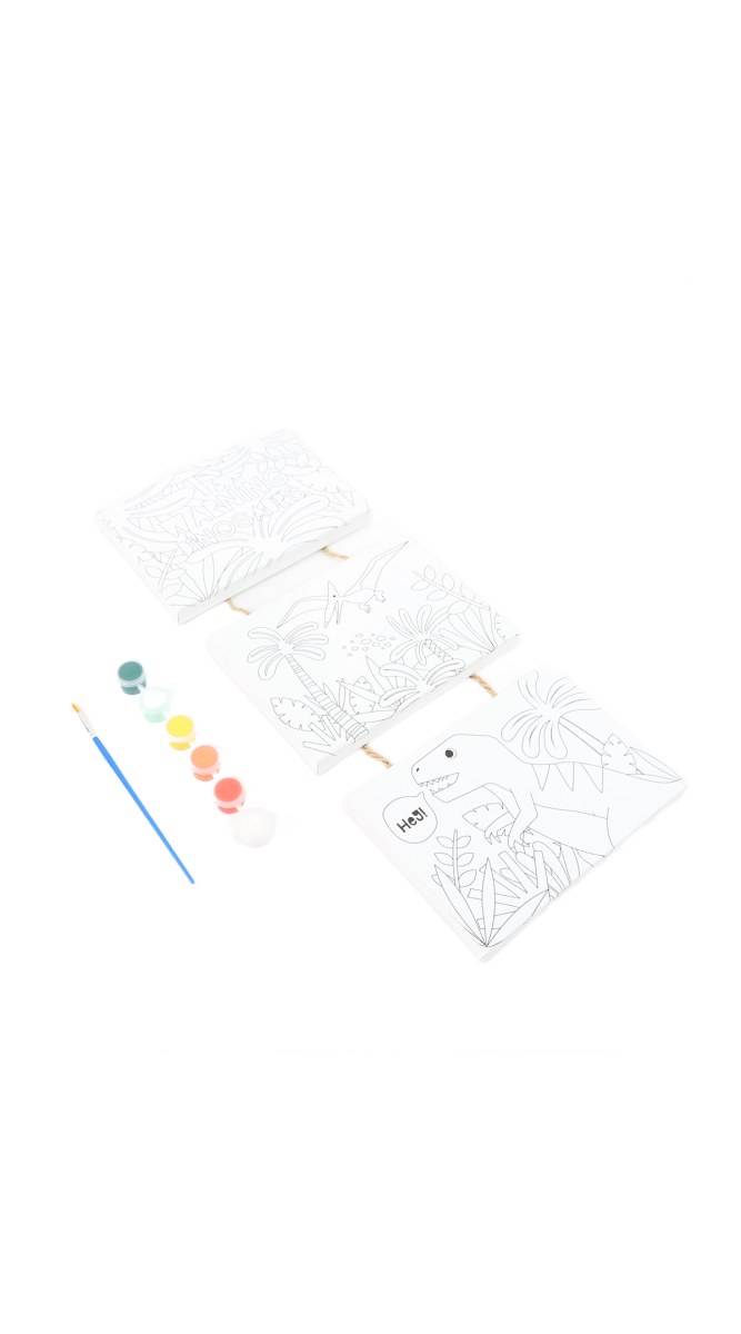 Dinosaur Hanging Canvas Wall Art Set - MIDI