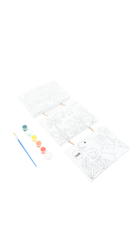 Dinosaur Hanging Canvas Wall Art Set - MIDI