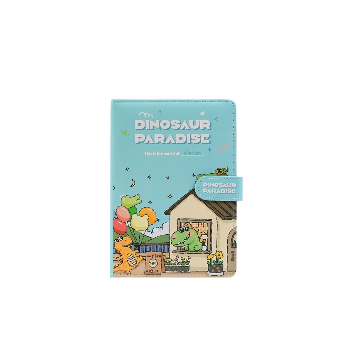 Dinosaur Series 32K PU Magnetic Notebook Mixed - MIDI