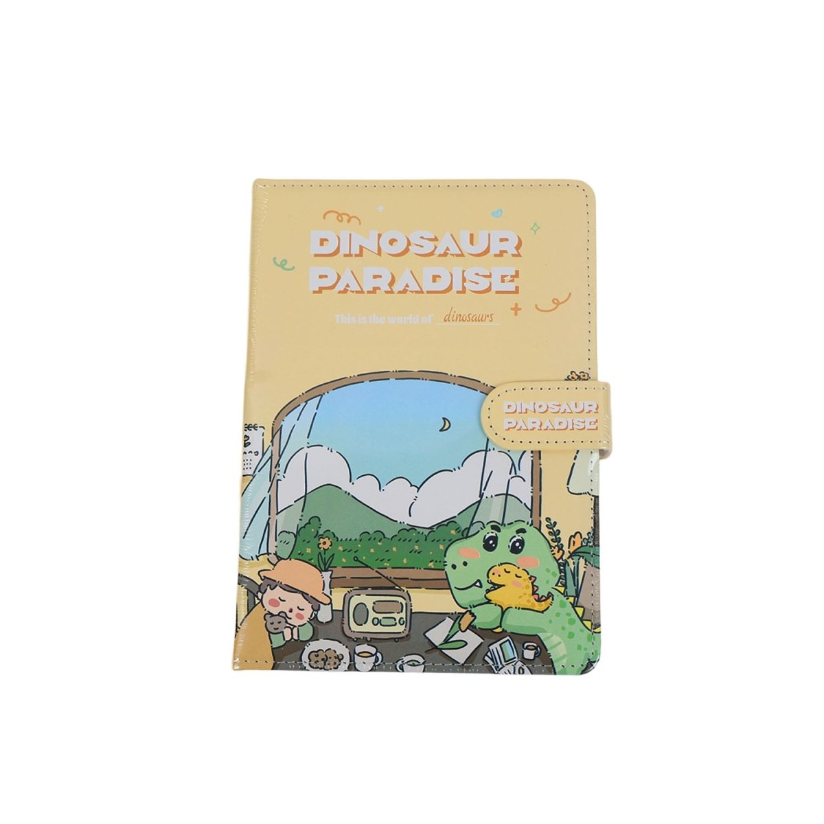 Dinosaur Series 32K PU Magnetic Notebook Mixed - MIDI