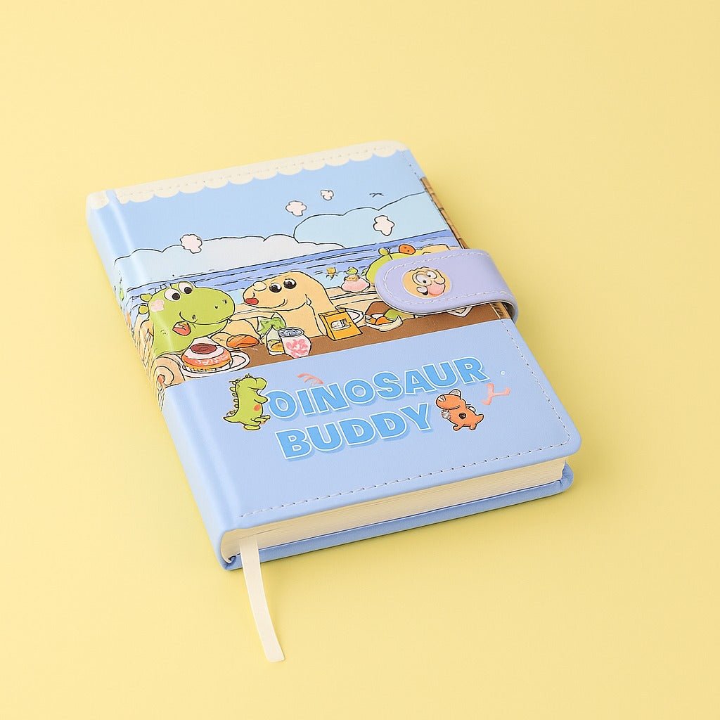 Dinosaur Series 36K Paper Magnetic Notebook Mixed - MIDI