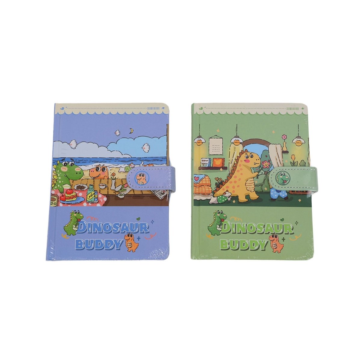 Dinosaur Series 36K Paper Magnetic Notebook Mixed - MIDI