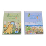 Dinosaur Series A6 Frosted Plastic Cover Notebook Mixed - MIDI