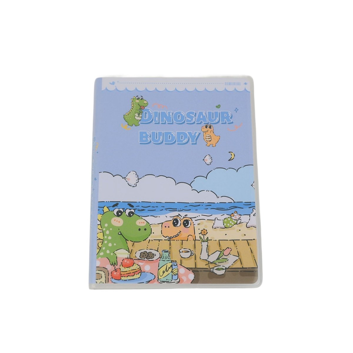 Dinosaur Series A6 Frosted Plastic Cover Notebook Mixed - MIDI