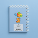 Dinosaur Series A6 Winding notebook Mixed - MIDI