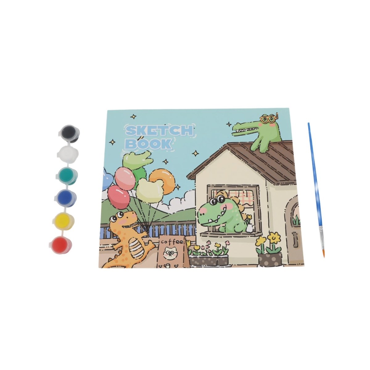 Dinosaur Series Doodle Book Set Mixed - MIDI