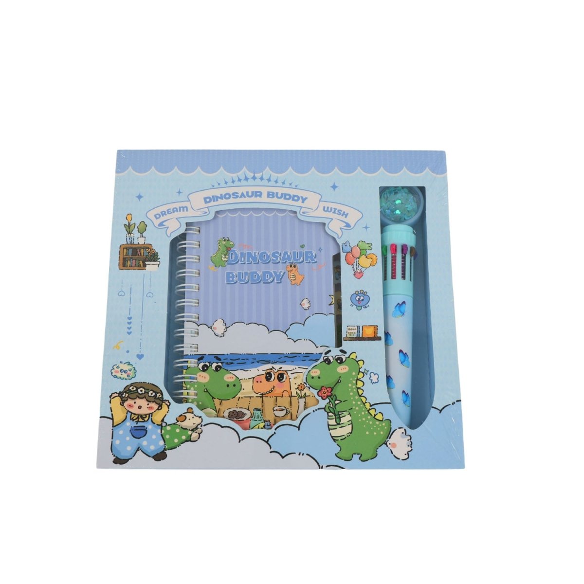 Dinosaur Series Notebook & Pen Set Mixed - MIDI