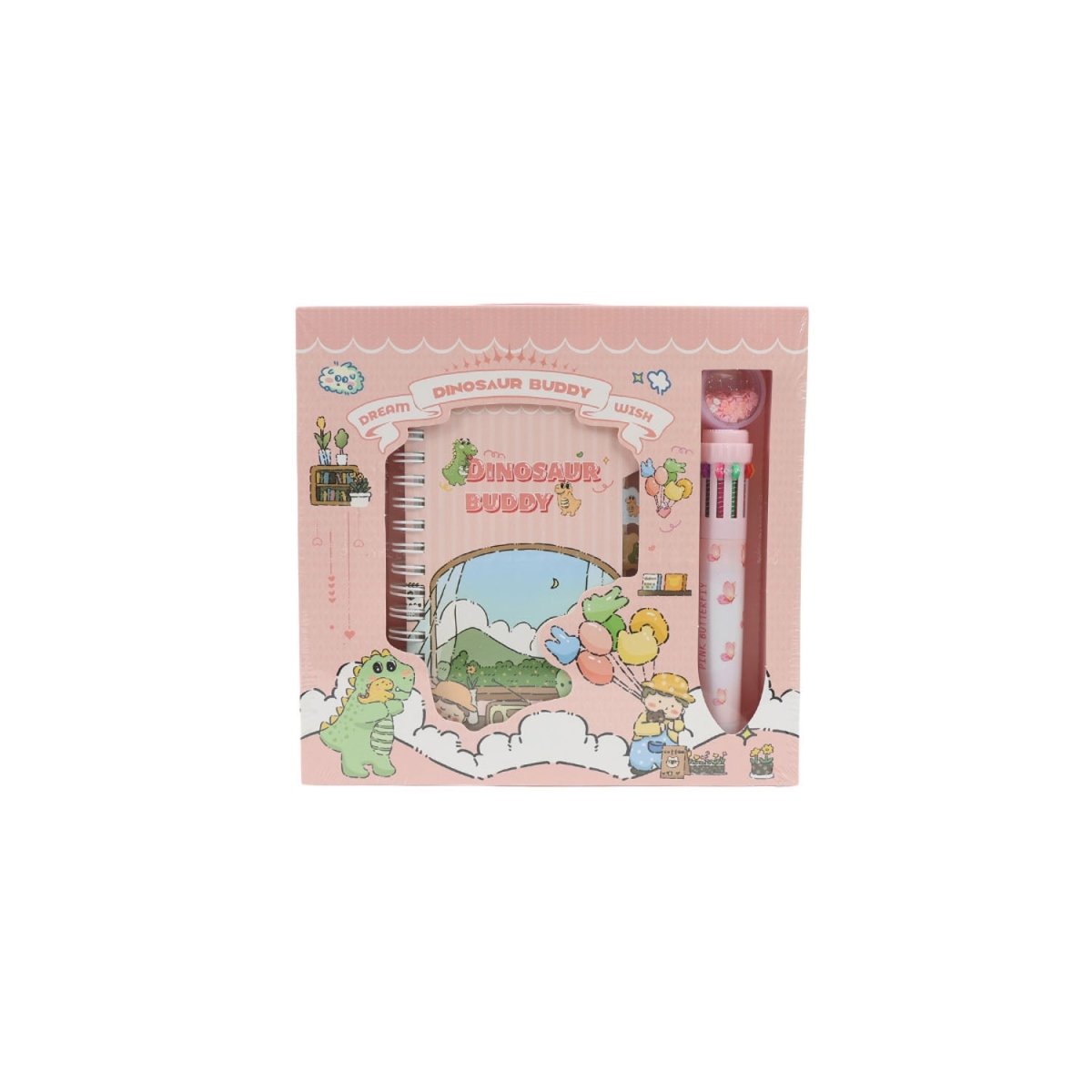 Dinosaur Series Notebook & Pen Set Mixed - MIDI