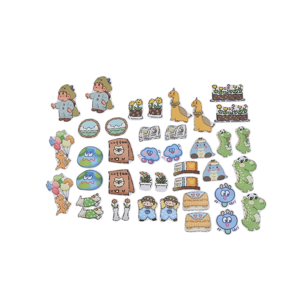Dinosaur Series Sticker Pack Mixed - MIDI