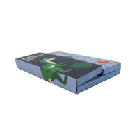Dinosaur travel colouring kit box with dinosaur graphic on the side