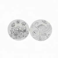 DIY Painting Drawing Board – 20cm Round Canvas - MIDI