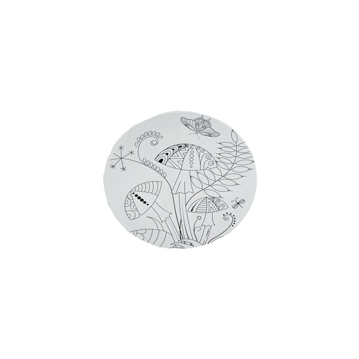 DIY Painting Drawing Board – 20cm Round Canvas - MIDI