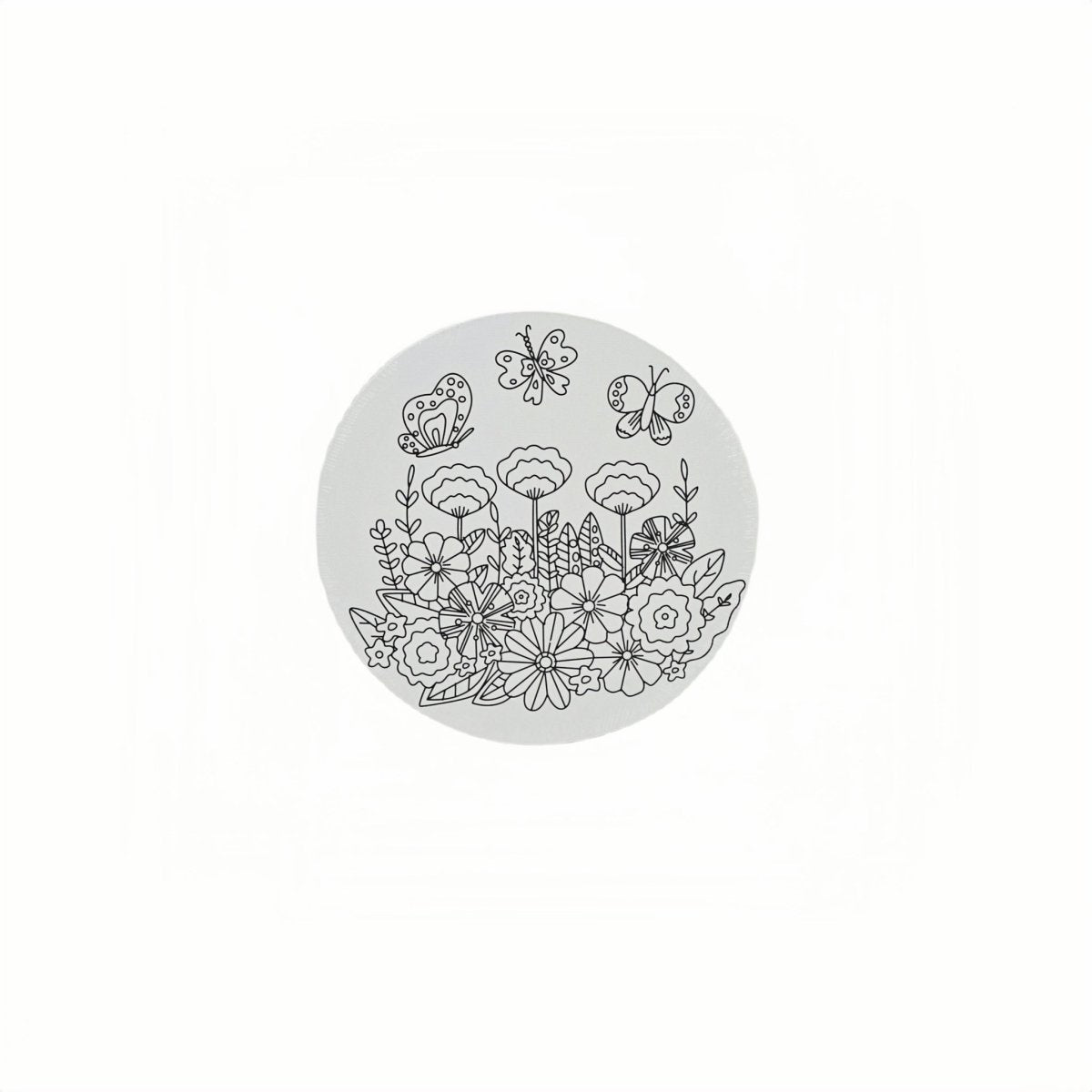 DIY Painting Drawing Board – 20cm Round Canvas - MIDI