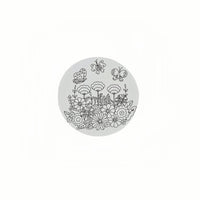 DIY Painting Drawing Board – 20cm Round Canvas - MIDI