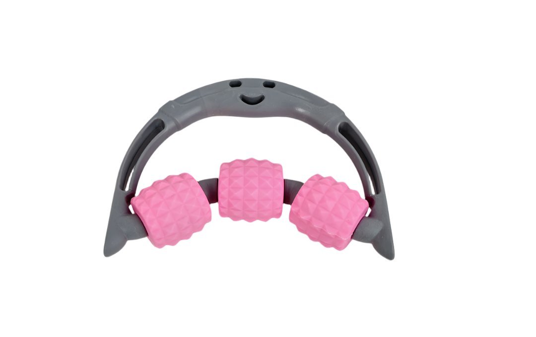 Double Wheel Body Massager – Pink Relax Roller - MIDI