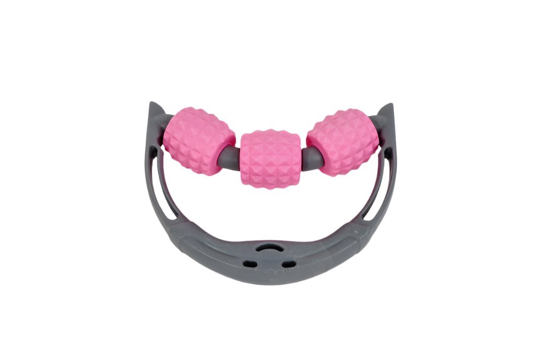 Double Wheel Body Massager – Pink Relax Roller - MIDI