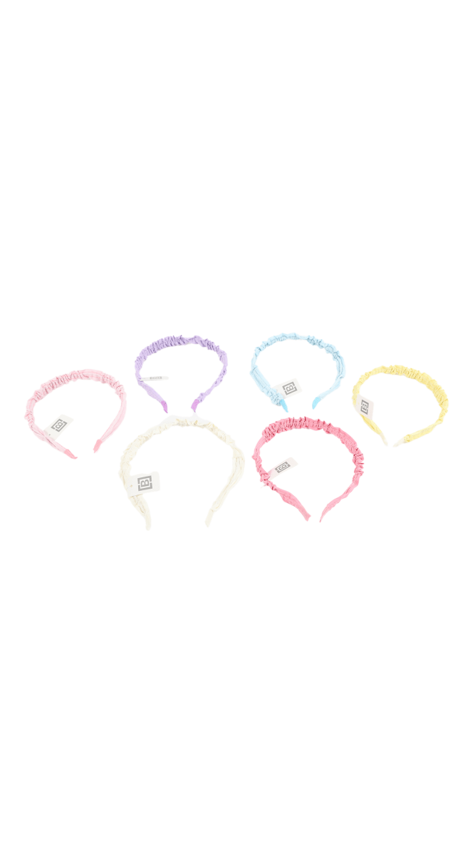Multi-Colored Ruched Headbands 3
