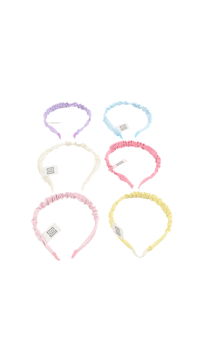 Multi-Colored Ruched Headbands 2